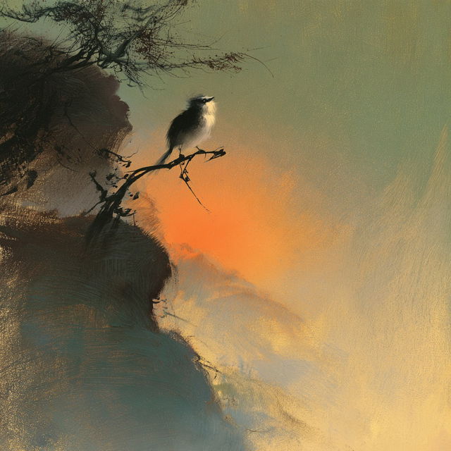 Tyrus Wong style, Midjourney V8.2, render 1 of 4