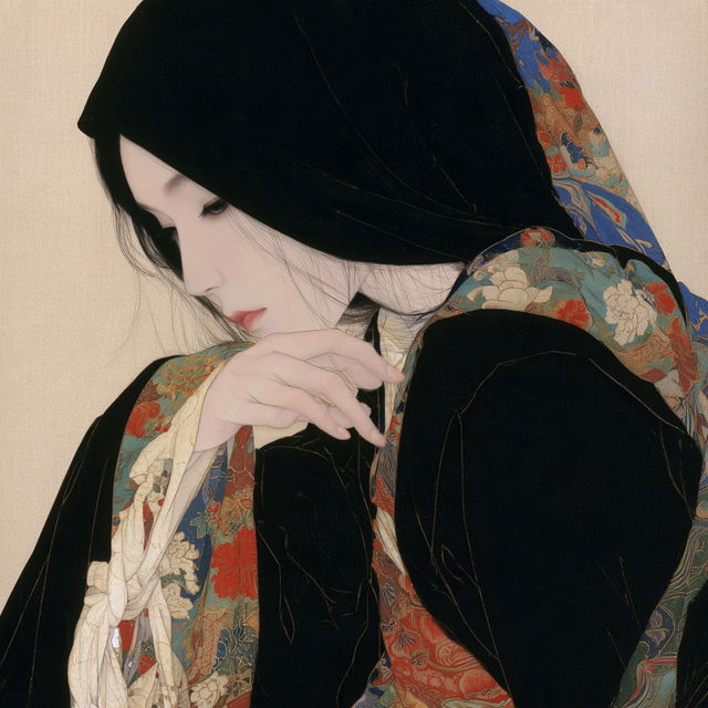 Uemura Shoen style, Midjourney V8.2, render 3 of 4