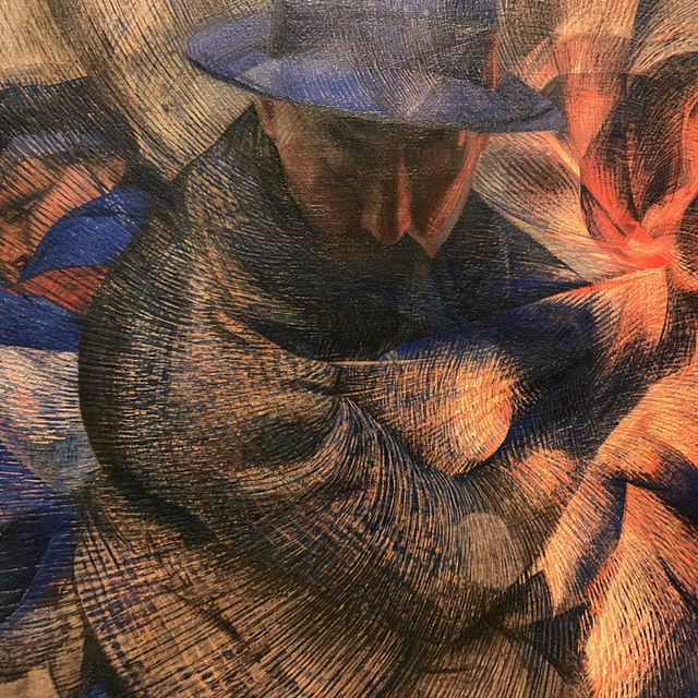 Umberto Boccioni style, Midjourney V8.2, render 4 of 4