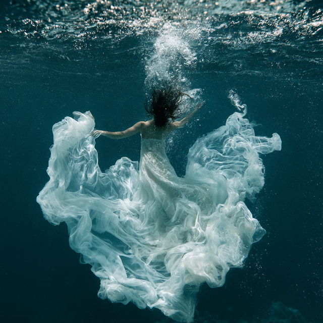 Underwater photography style, Midjourney V8.2, render 4 of 4