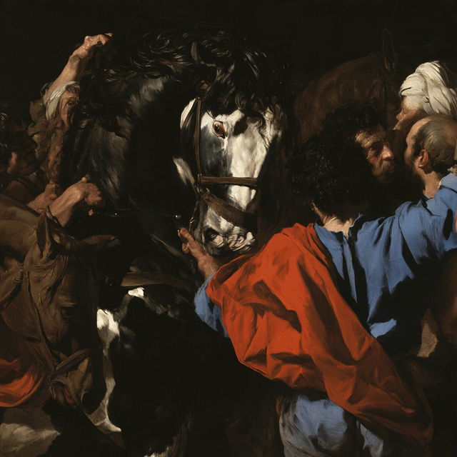 Valentin de Boulogne style, Midjourney V8.2, render 4 of 4