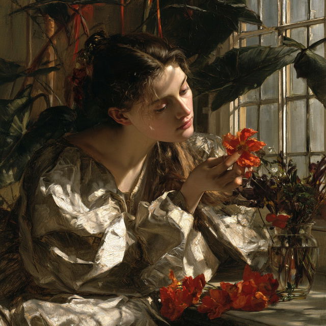 Valentine Cameron Prinsep style, Midjourney V8.2, render 2 of 4