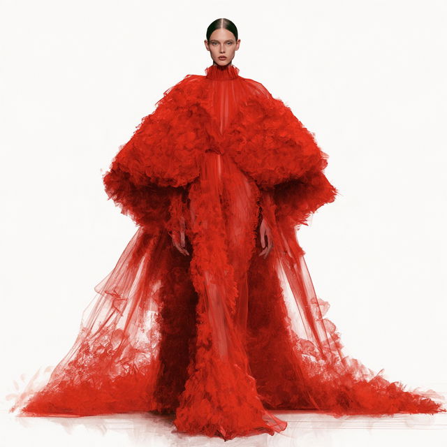 Valentino style, Midjourney V8.2, render 2 of 4