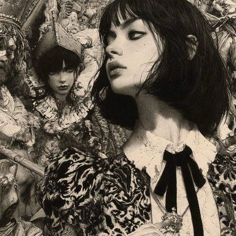 Vania Zouravliov style (Illustrators), Midjourney V8.2