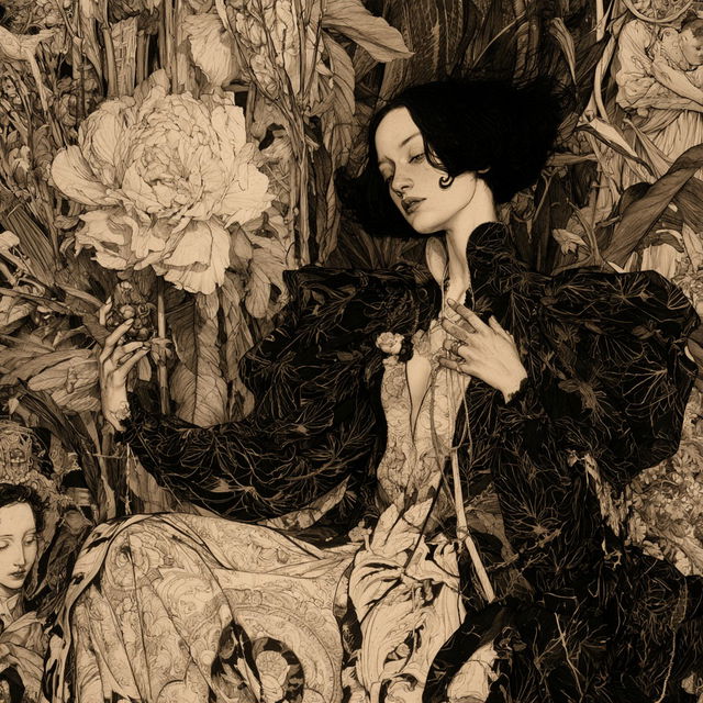 Vania Zouravliov style, Midjourney V8.2, render 2 of 4