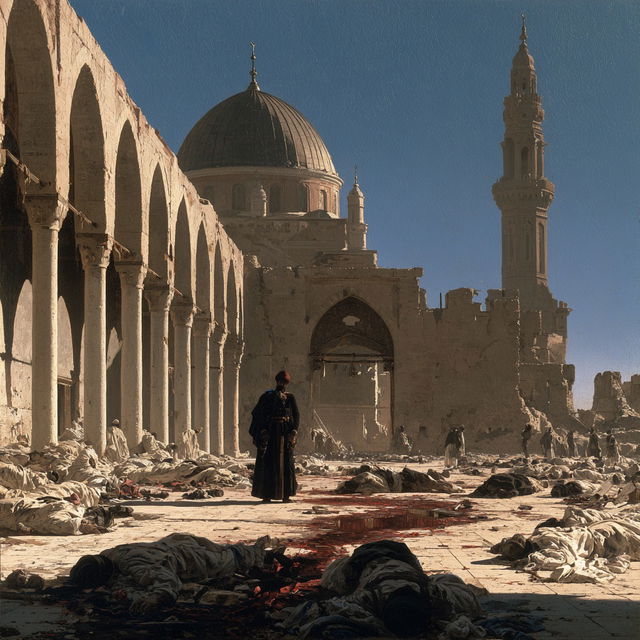 Vasily Vereshchagin style, Midjourney V8.2, render 2 of 4