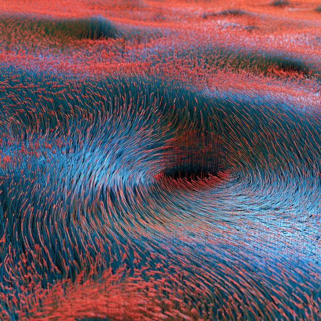 Vector field style, Midjourney V8.2, render 4 of 4