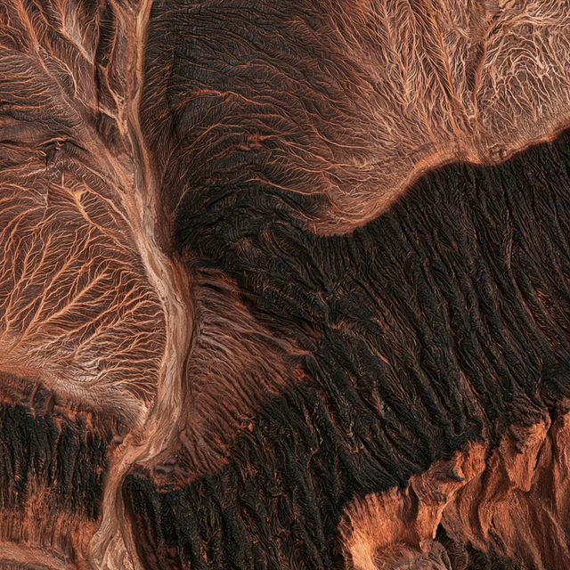 Veined texture style, Midjourney V8.2, render 4 of 4