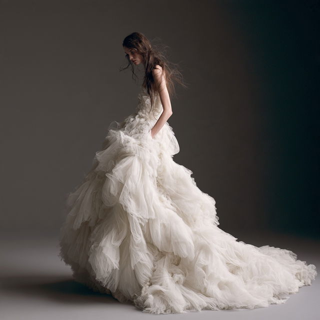 Vera Wang style, Midjourney V8.2, render 4 of 4