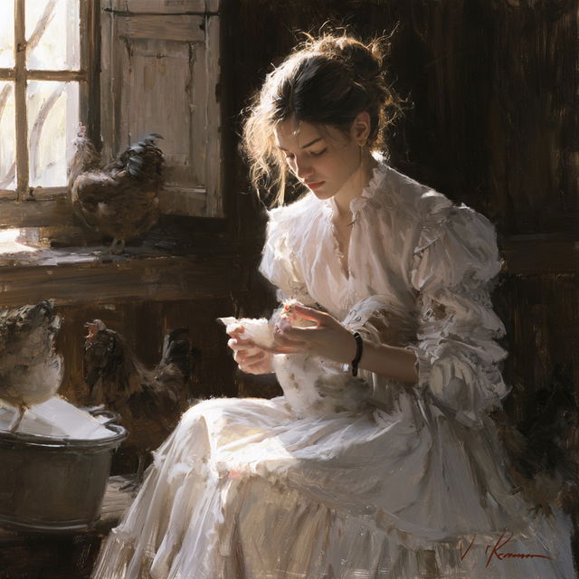 Vicente Romero Redondo style, Midjourney V8.2, render 4 of 4