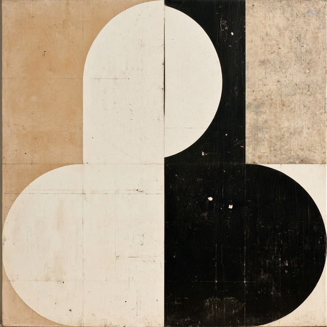 Victor Pasmore style, Midjourney V8.2, render 4 of 4