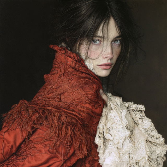 Victoria Frances style, Midjourney V8.2, render 3 of 4