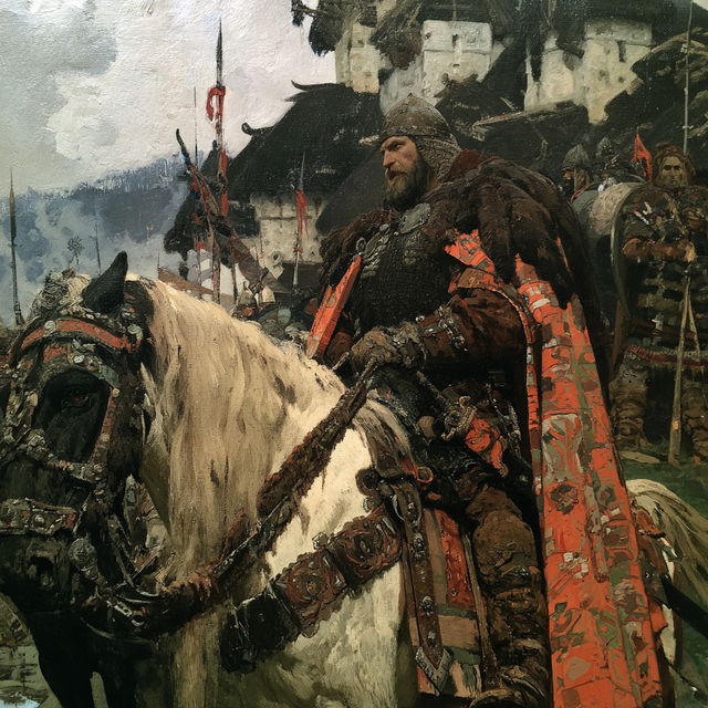 Viktor Vasnetsov style, Midjourney V8.2, render 2 of 4