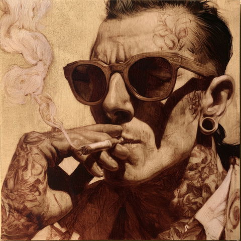 Vincent Castiglia style (Painters), Midjourney V8.2