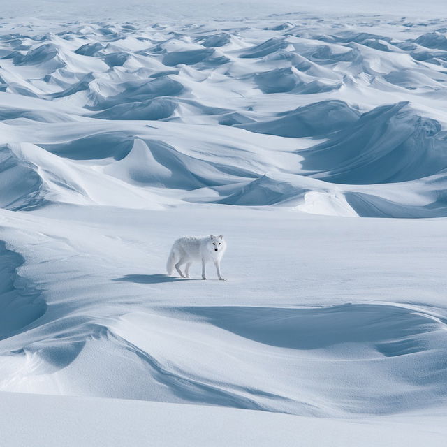 Vincent Munier style, Midjourney V8.2, render 1 of 4