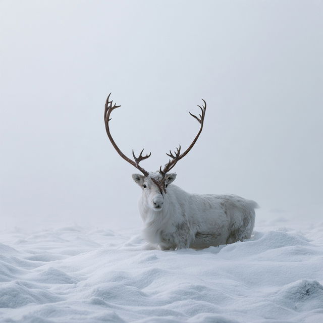 Vincent Munier style, Midjourney V8.2, render 3 of 4