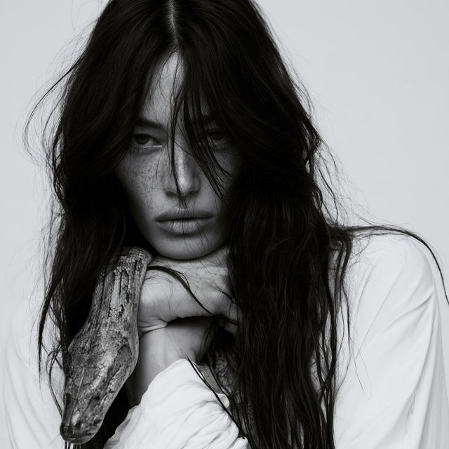 Vinoodh Matadin style, Midjourney V8.2, render 1 of 4
