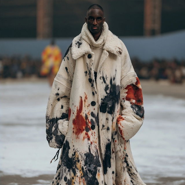 Virgil Abloh style, Midjourney V8.2, render 2 of 4