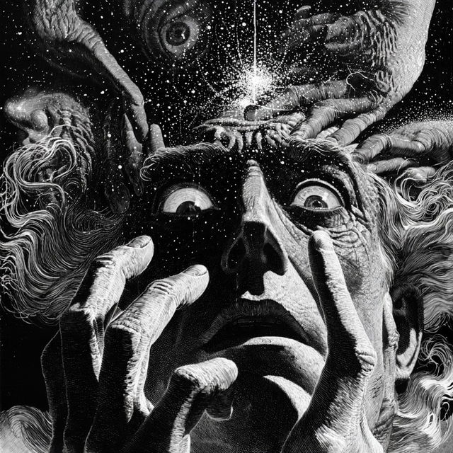 Virgil Finlay style, Midjourney V8.2, render 2 of 4