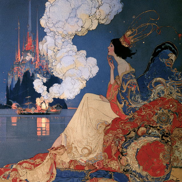 Virginia Frances Sterrett style, Midjourney V8.2, render 2 of 4