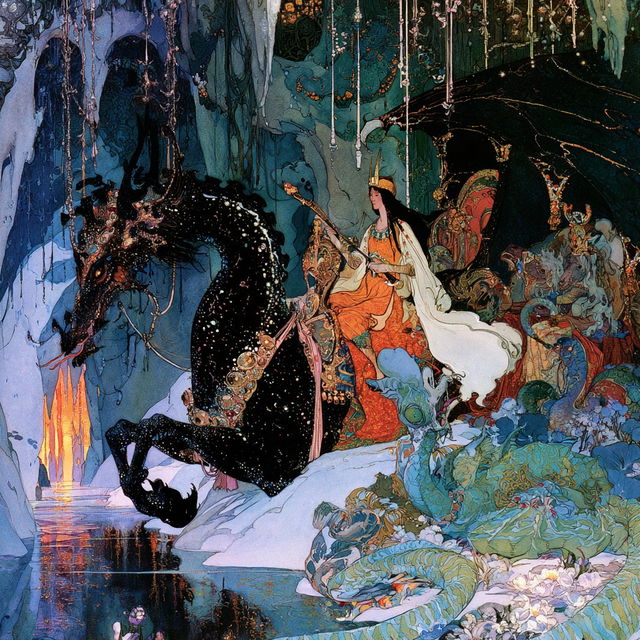 Virginia Frances Sterrett style, Midjourney V8.2, render 3 of 4