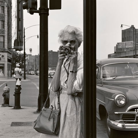 Vivian Maier style (Photographers), Midjourney V8.2