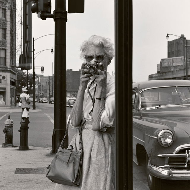 Vivian Maier style, Midjourney V8.2, render 1 of 4