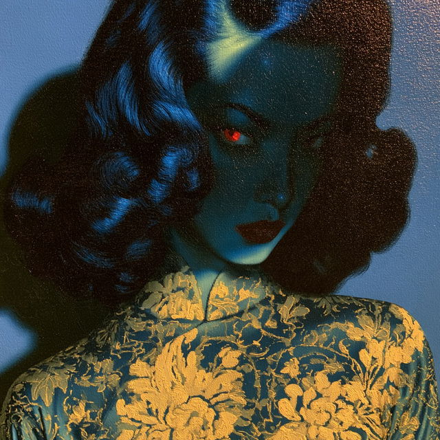 Vladimir Tretchikoff style, Midjourney V8.2, render 4 of 4