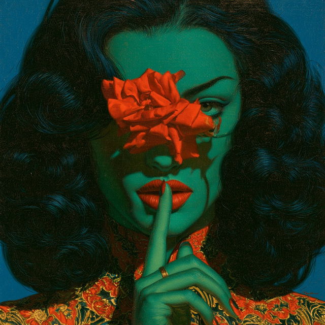 Vladimir Tretchikoff style, Midjourney V8.2, render 3 of 4