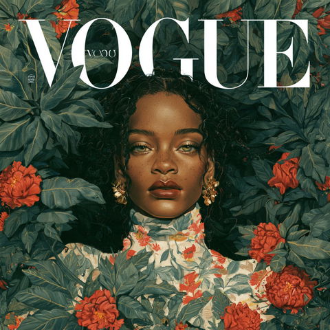 Vogue magazine style (Titles), Midjourney V8.2