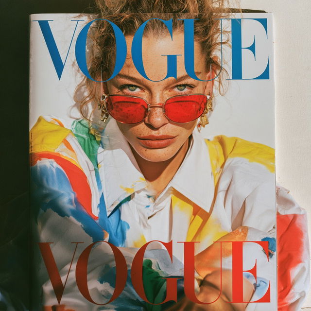 Vogue magazine style, Midjourney V8.2, render 4 of 4