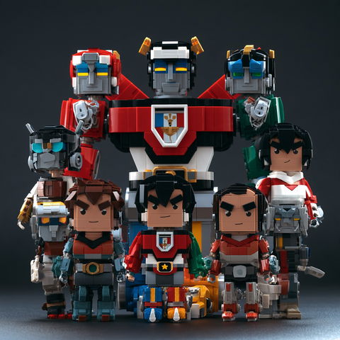 Voltron style (Titles), Midjourney V8.2