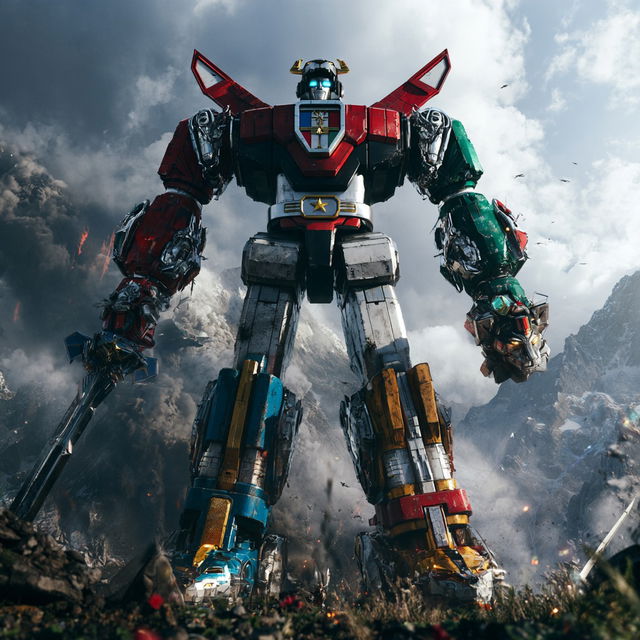 Voltron style, Midjourney V8.2, render 4 of 4