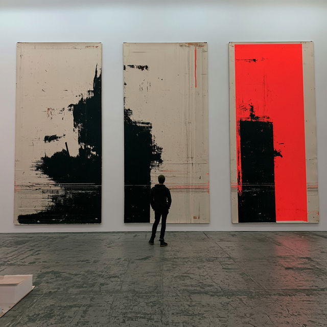 Wade Guyton style, Midjourney V8.2, render 1 of 4