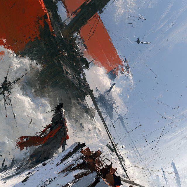 Wadim Kashin style, Midjourney V8.2, render 2 of 4