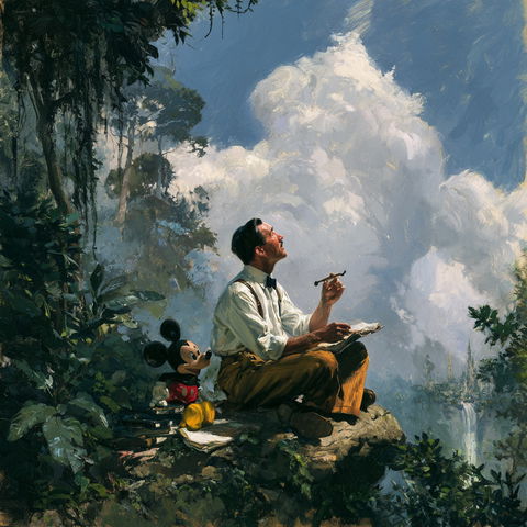 Walt Disney style (Illustrators), Midjourney V8.2
