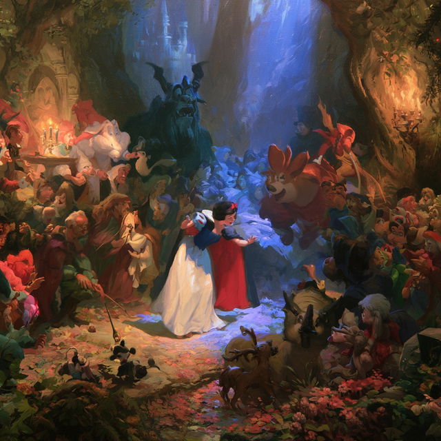 Walt Disney style, Midjourney V8.2, render 4 of 4