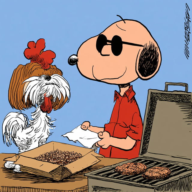 Walt Handelsman style, Midjourney V8.2, render 3 of 4