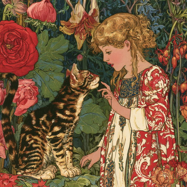 Walter Crane style, Midjourney V8.2, render 2 of 4