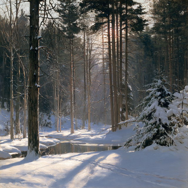 Walter Launt Palmer style, Midjourney V8.2, render 4 of 4