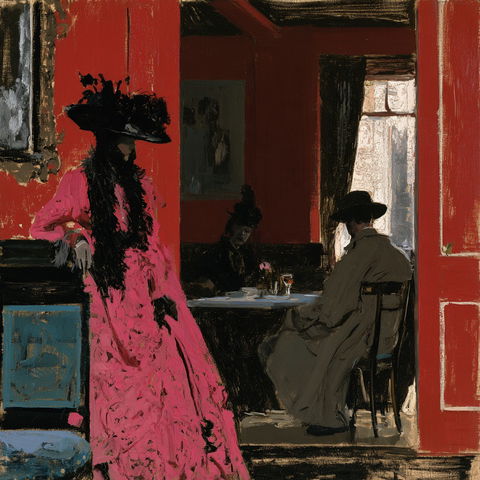 Walter Sickert style (Painters), Midjourney V8.2
