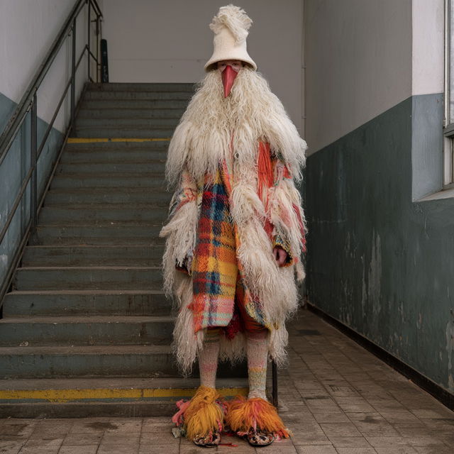 Walter Van Beirendonck style, Midjourney V8.2, render 3 of 4