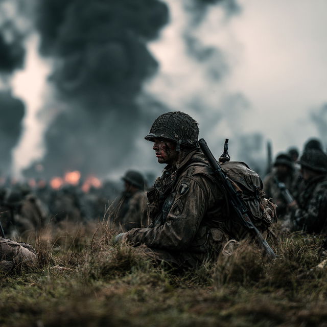 War photography style, Midjourney V8.2, render 3 of 4