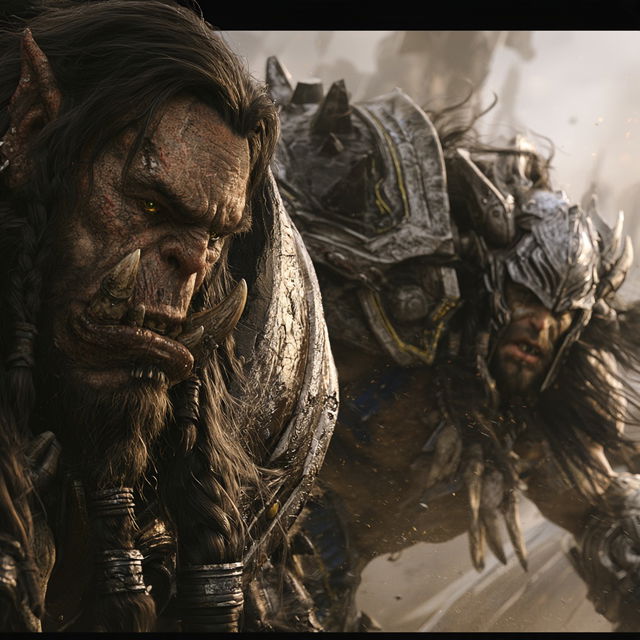 Warcraft style, Midjourney V8.2, render 1 of 4