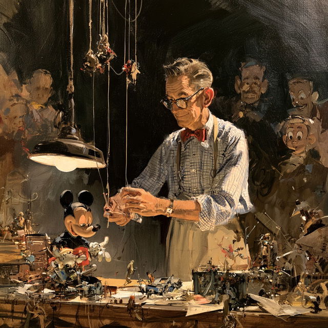 Ward Kimball style, Midjourney V8.2, render 3 of 4