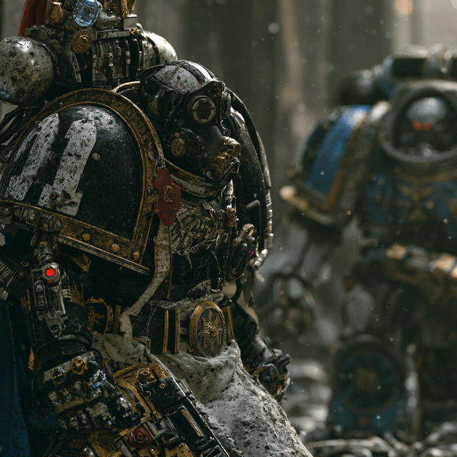 Warhammer 40,000 style, Midjourney V8.2, render 4 of 4