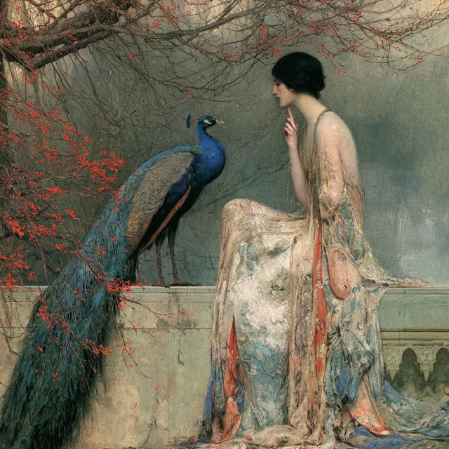 Warwick Goble style, Midjourney V8.2, render 3 of 4