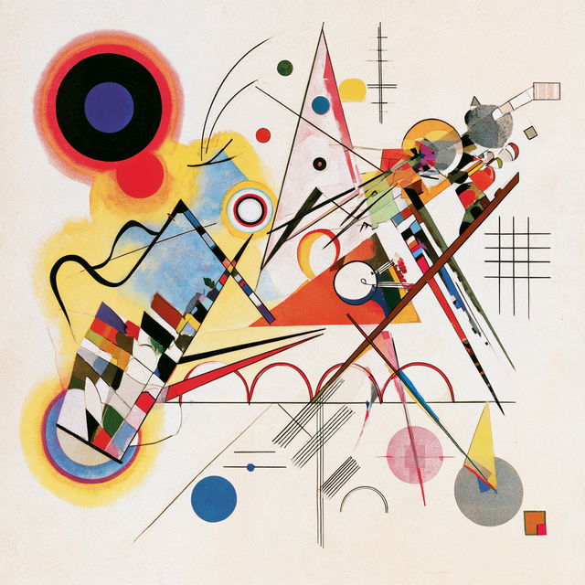 Wassily Kandinsky style, Midjourney V8.2, render 2 of 4