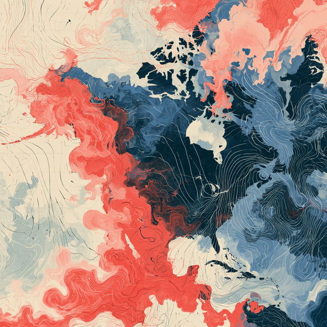 Weather map style, Midjourney V8.2, render 4 of 4