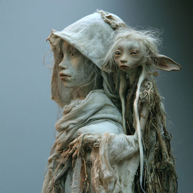 Wendy Froud style, Midjourney V8.2, render 3 of 4
